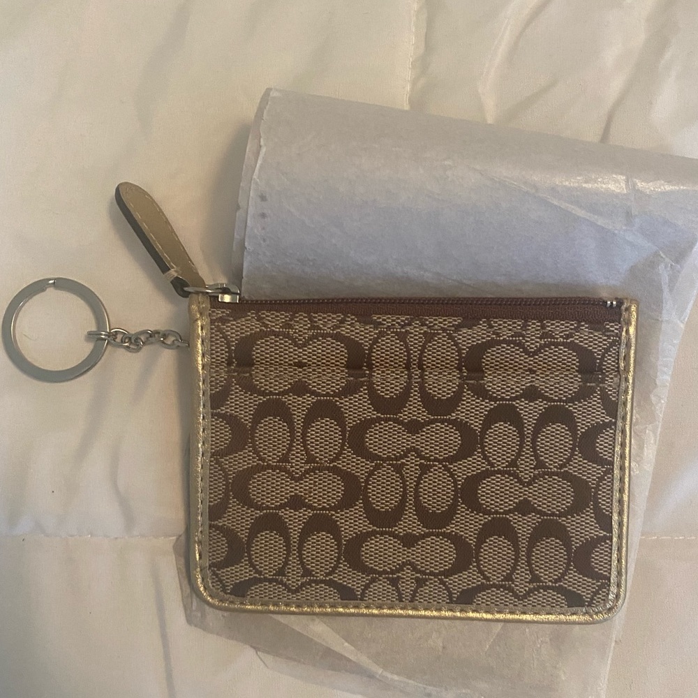 Brown Coach Coin Purse